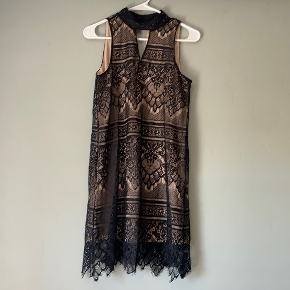 Love Fire Black Lace Dress